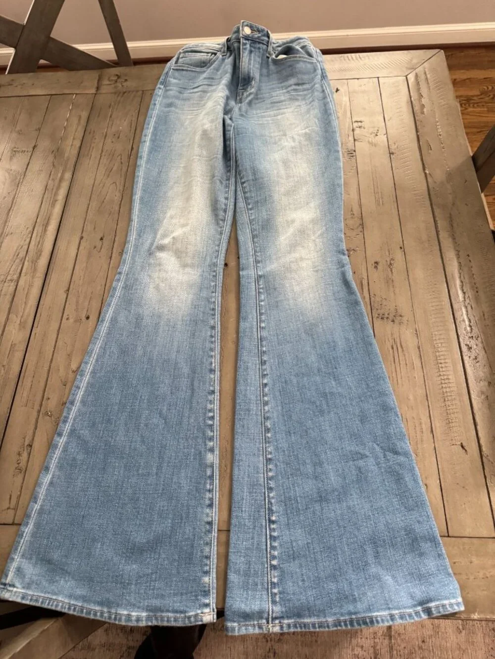 L'AGENCE Bell High Rise Flare Jeans Atlantic Size 27